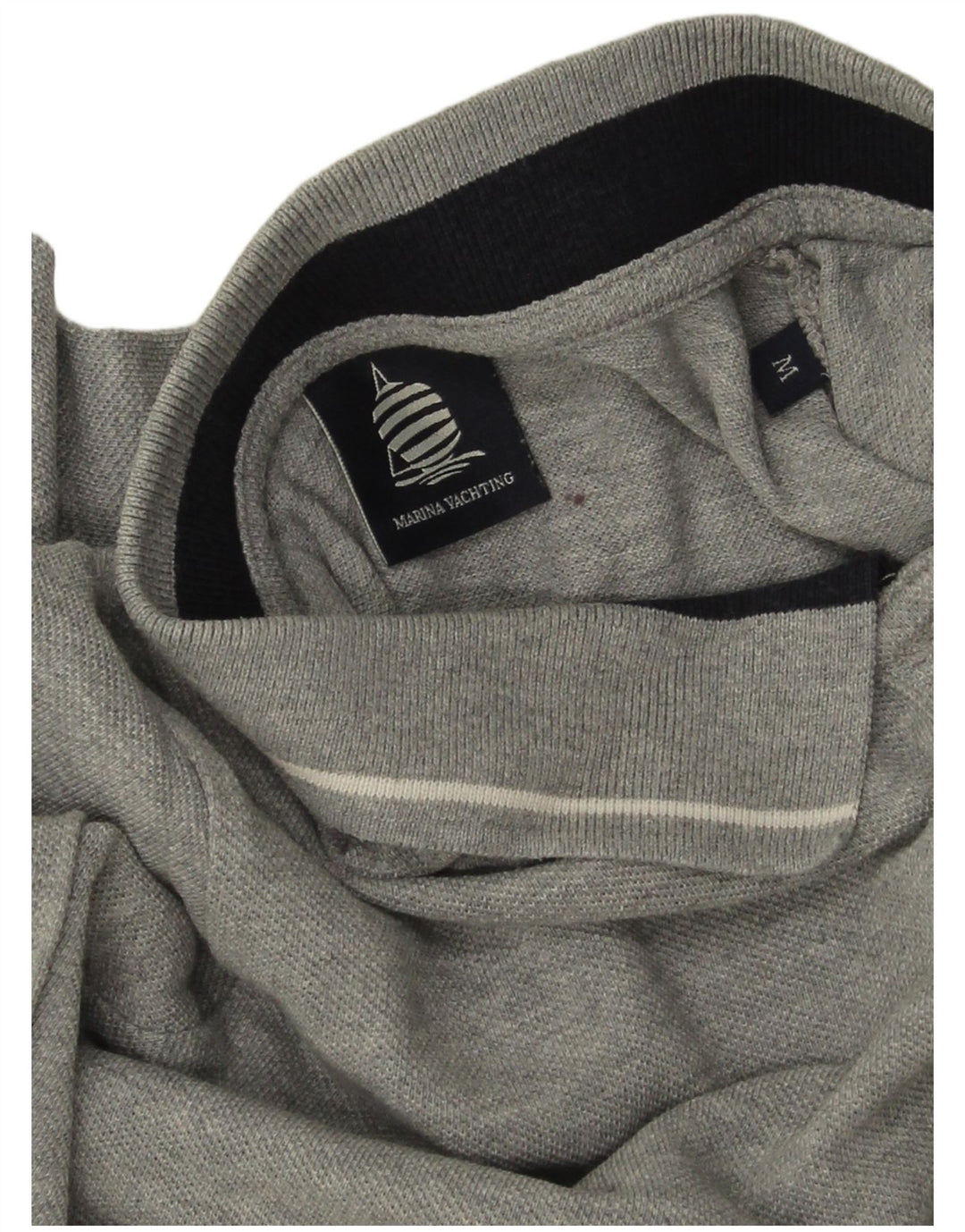 MARINA YACHTING Ženska polo majica dugih rukava UK 14 srednje siva s pjegama