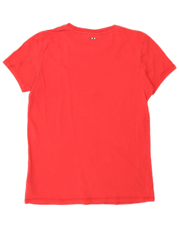 Napapijri Boys Geographic Graphic majica kratkih rukava 13-14 godina, crveni pamuk