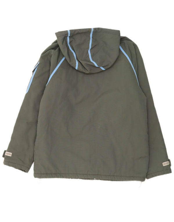 FILA ženska jakna vjetrovka s kapuljačom UK 14 srednje sivi poliamid