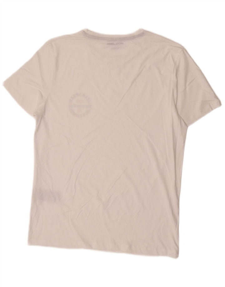 Jack & Jones muška majica kratkih rukava Veliki bijeli pamuk