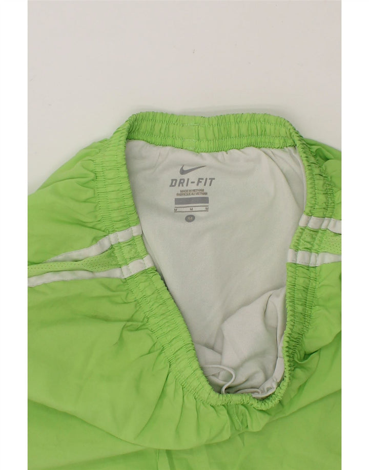 NIKE Boys Dri Fit Sport Shorts 10-11 Years Medium Green Polyester Vintage Nike and Second-Hand Nike from Messina Hembry 