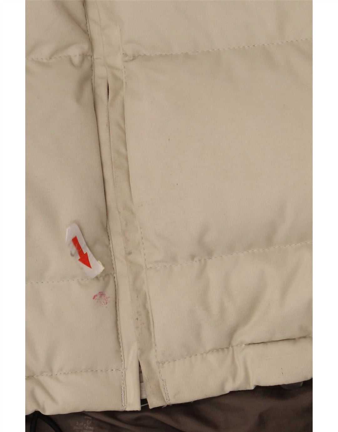 Jack Wolfskin ženska podstavljena jakna s kapuljačom UK 10 Mala bež poliamid