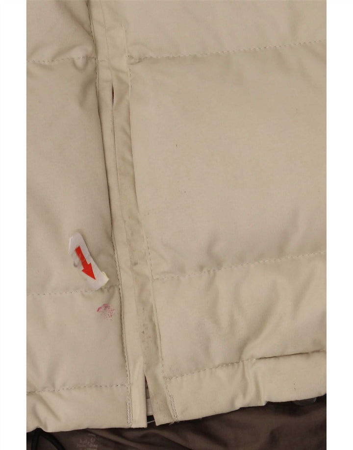 Jack Wolfskin ženska podstavljena jakna s kapuljačom UK 10 Mala bež poliamid