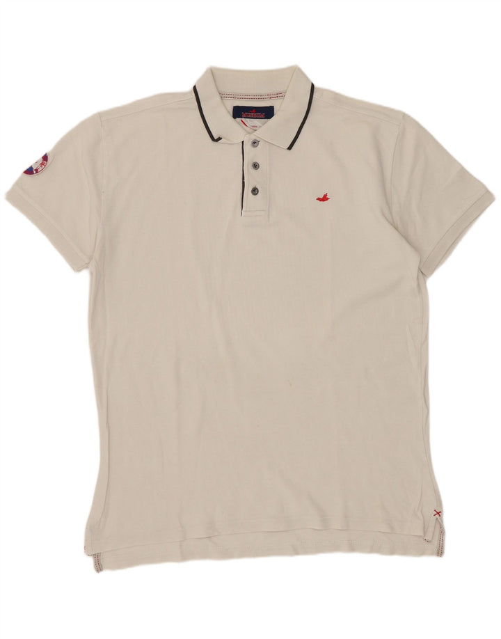 Muzejska muška polo majica XL bijela