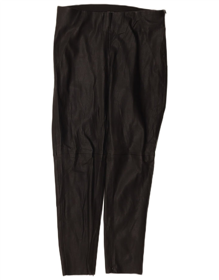 Zara ženske uske kožne hlače Large W30 L27 crne