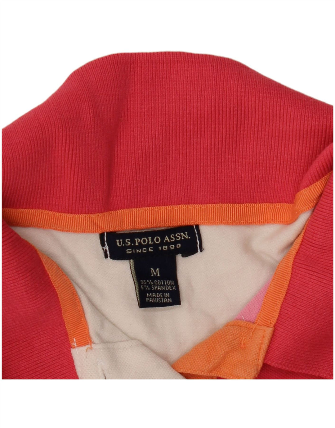 US POLO ASSN. Ženska polo majica za ragbi UK 12 srednje višebojna