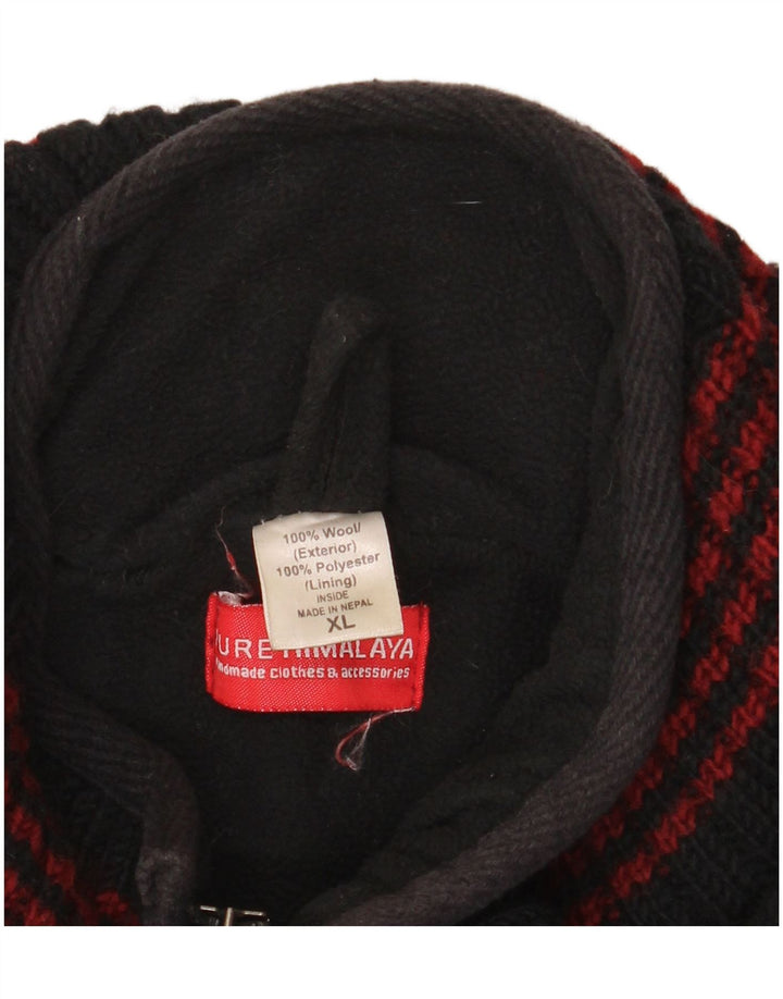 HIMALAYA muški kardigan pulover XL vuneni na crne pruge