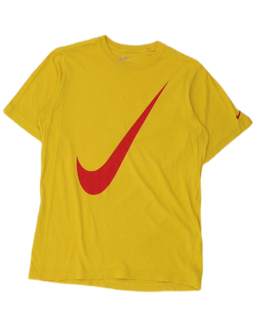 NIKE Boys Graphic T-Shirt Top 13-14 Years XL Žuti pamuk
