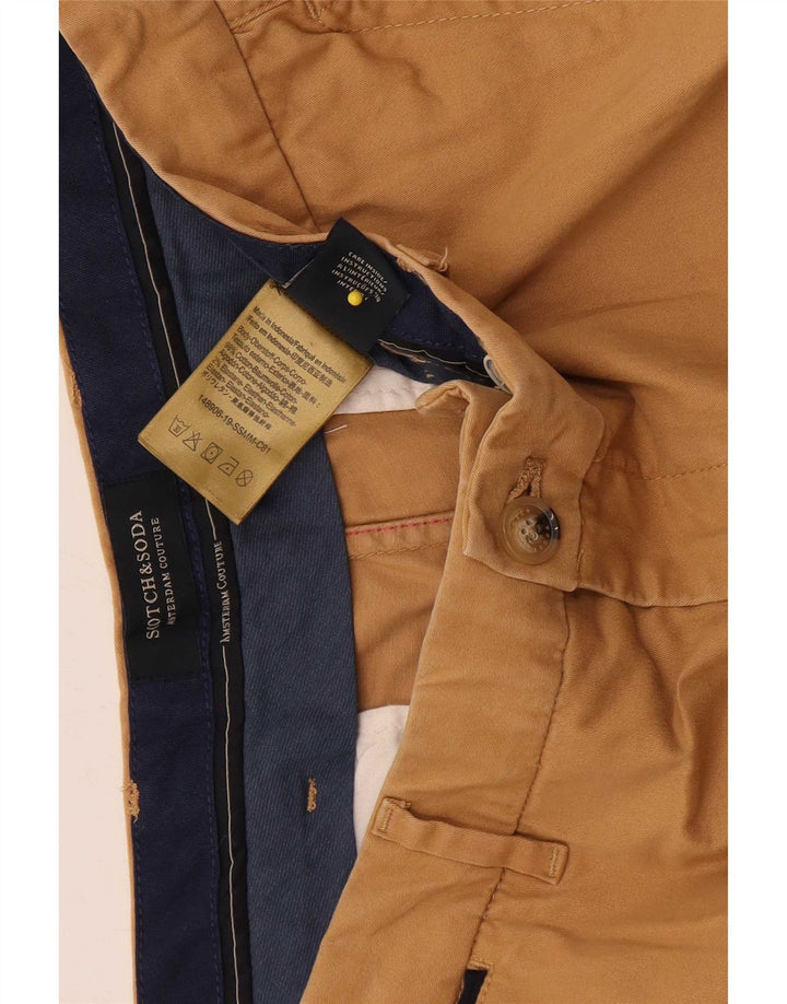 Scotch & Soda muške chino kratke hlače W33 srednje bež pamuk