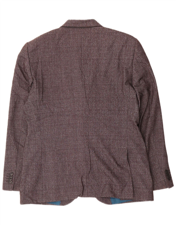 Marks & Spencer muška uska jakna sa 2 gumba UK 42 XL sivi poliester