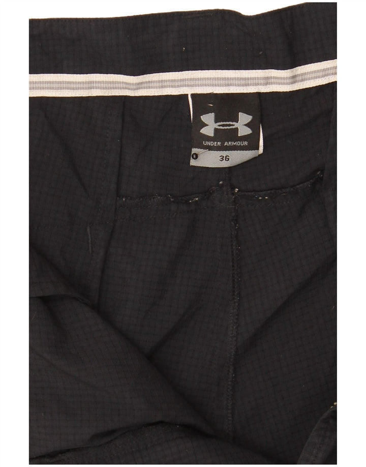 Under Armour muške kargo kratke hlače W36 veliki crni karirani