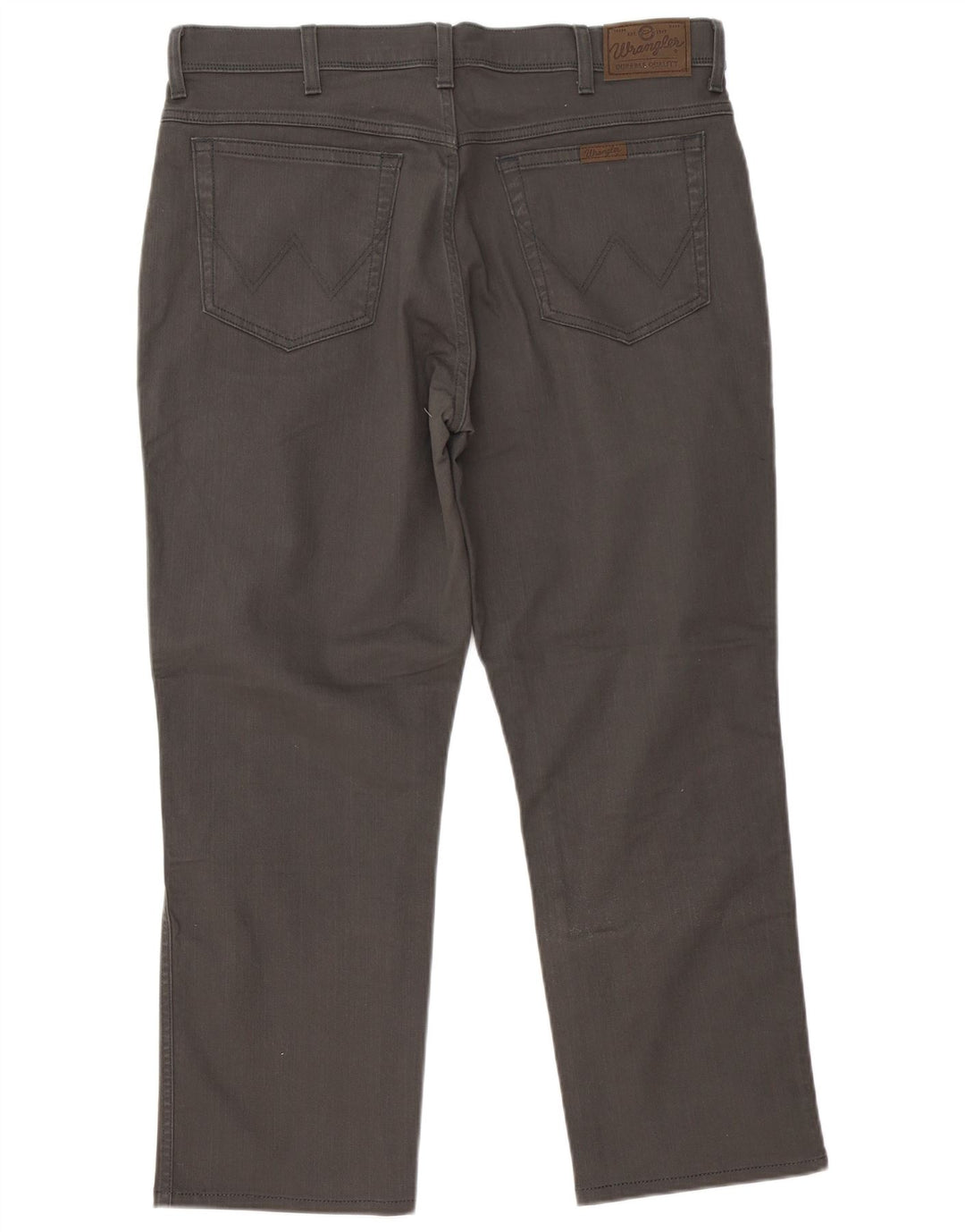 Wrangler muške ravne traperice W38 L30 sivi pamuk
