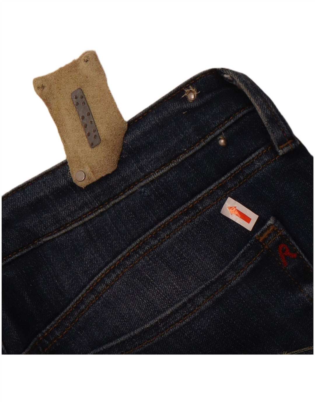 Replay muške uske traperice Rhaxma W29 L34 tamnoplavi pamuk