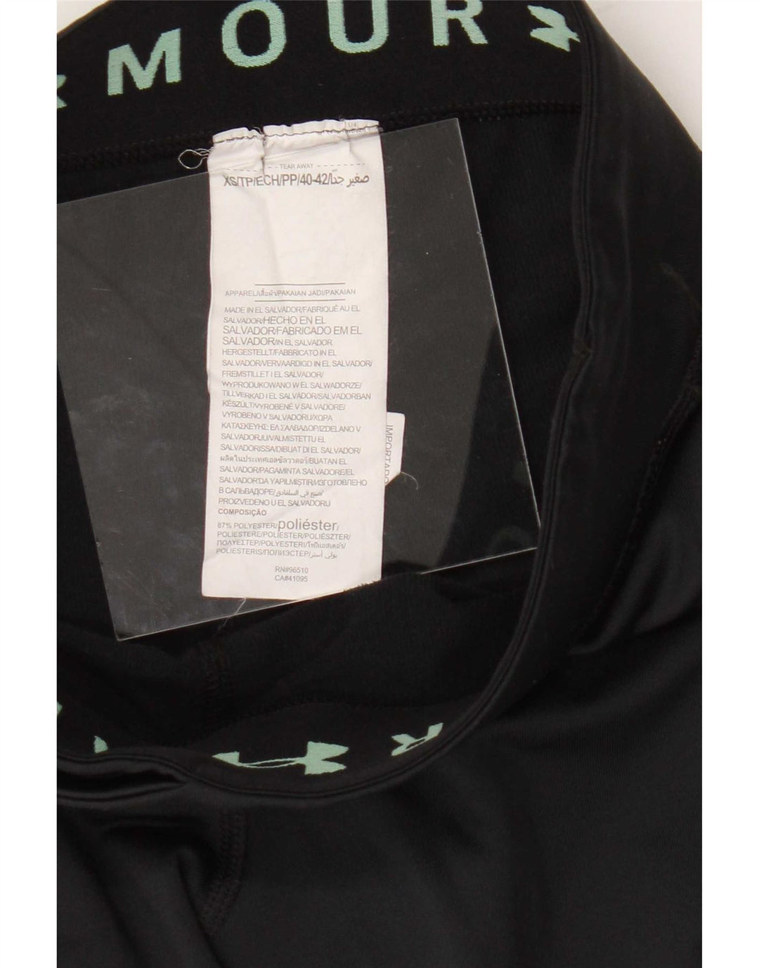 Under Armour ženske grafičke tajice UK 4 XS crni poliester