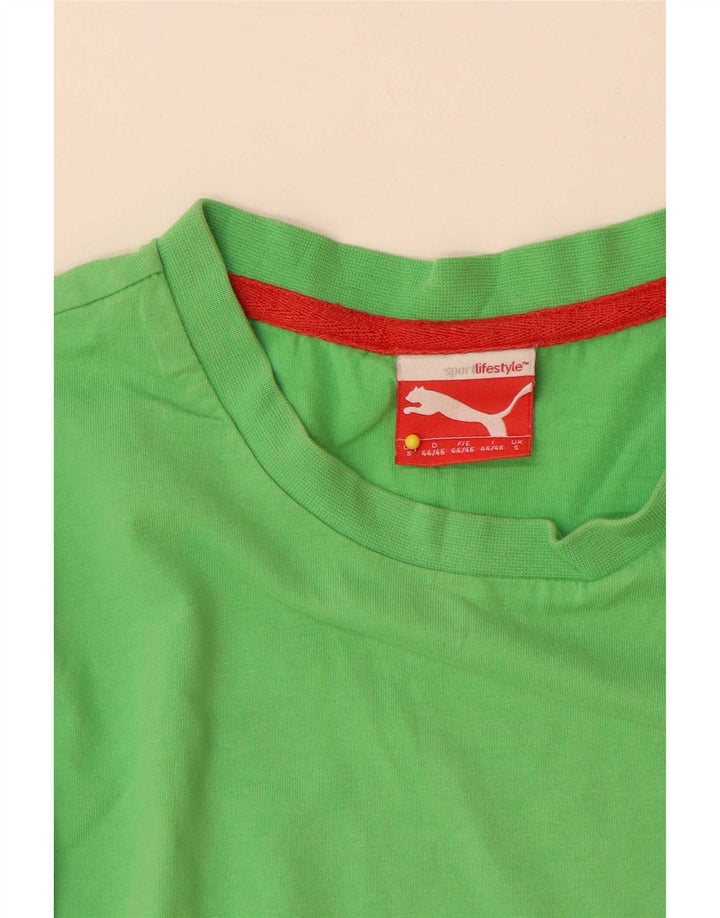 Puma muška majica kratkih rukava Small Green Cotton