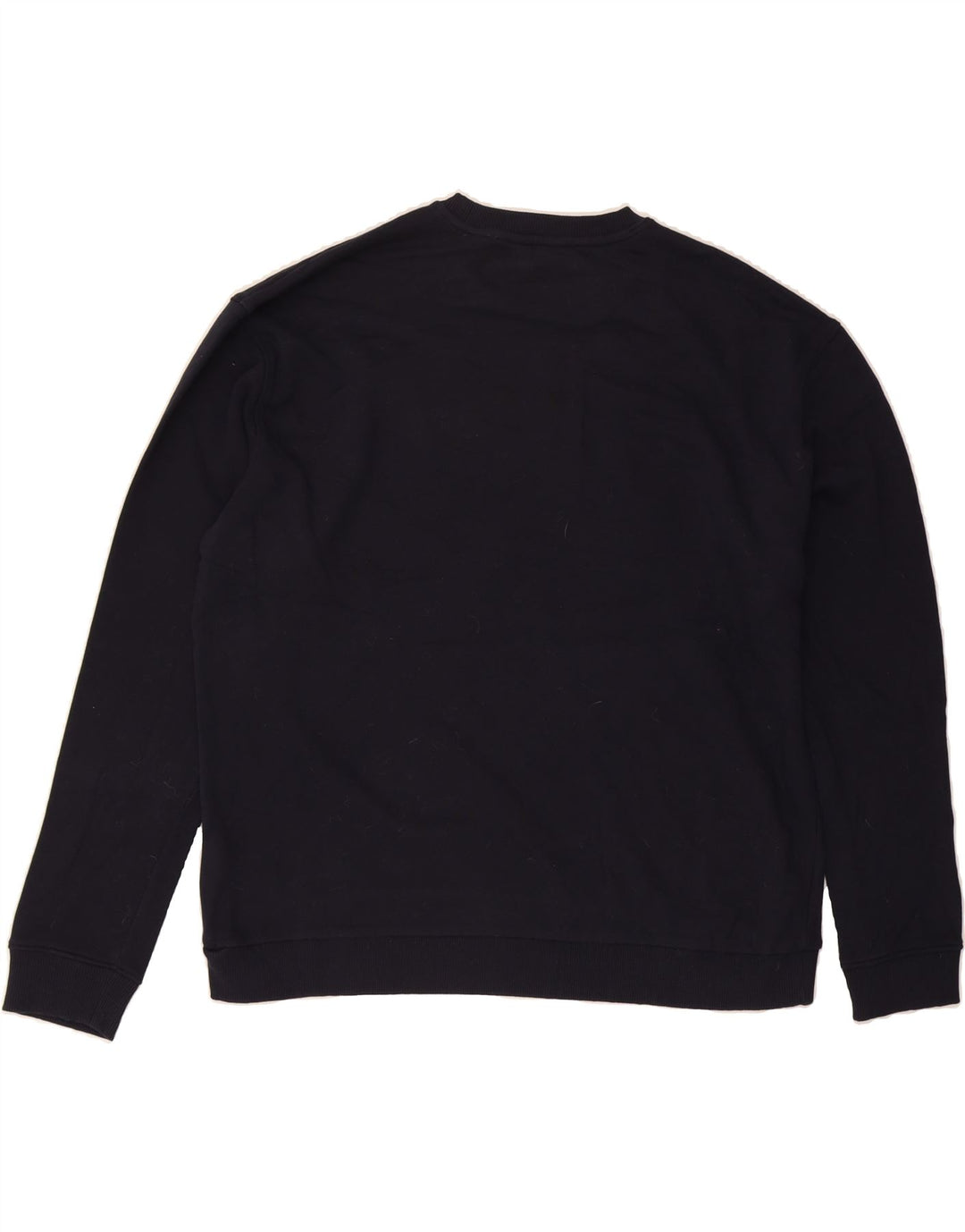 TED BAKER Mens Graphic Sweatshirt Jumper Size 4 Large Navy Blue Cotton Vintage Ted Baker and Second-Hand Ted Baker from Messina Hembry 