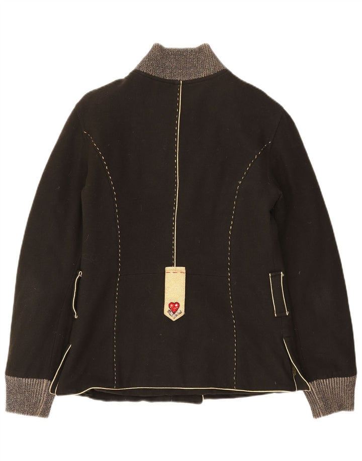 Calvin Klein Ženska bomber jakna s grafičkim motivima UK 14 Large kaki vuna