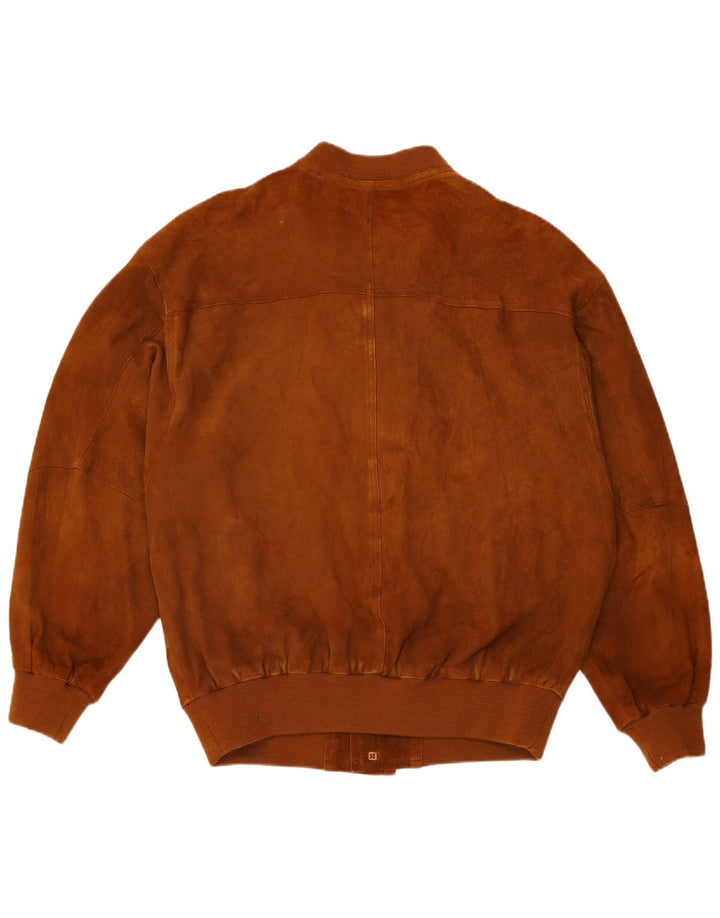 Itallo Muška bomber jakna IT 50 Large Brown Suede