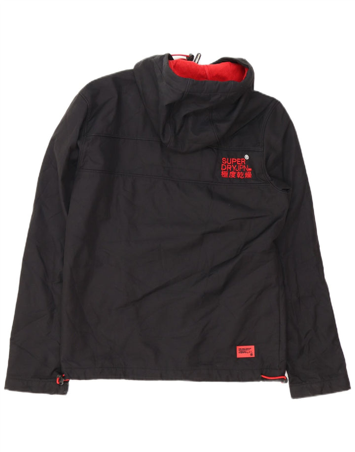 Superdry muška vjetrovka s kapuljačom Windtrekker UK 38 srednje crna