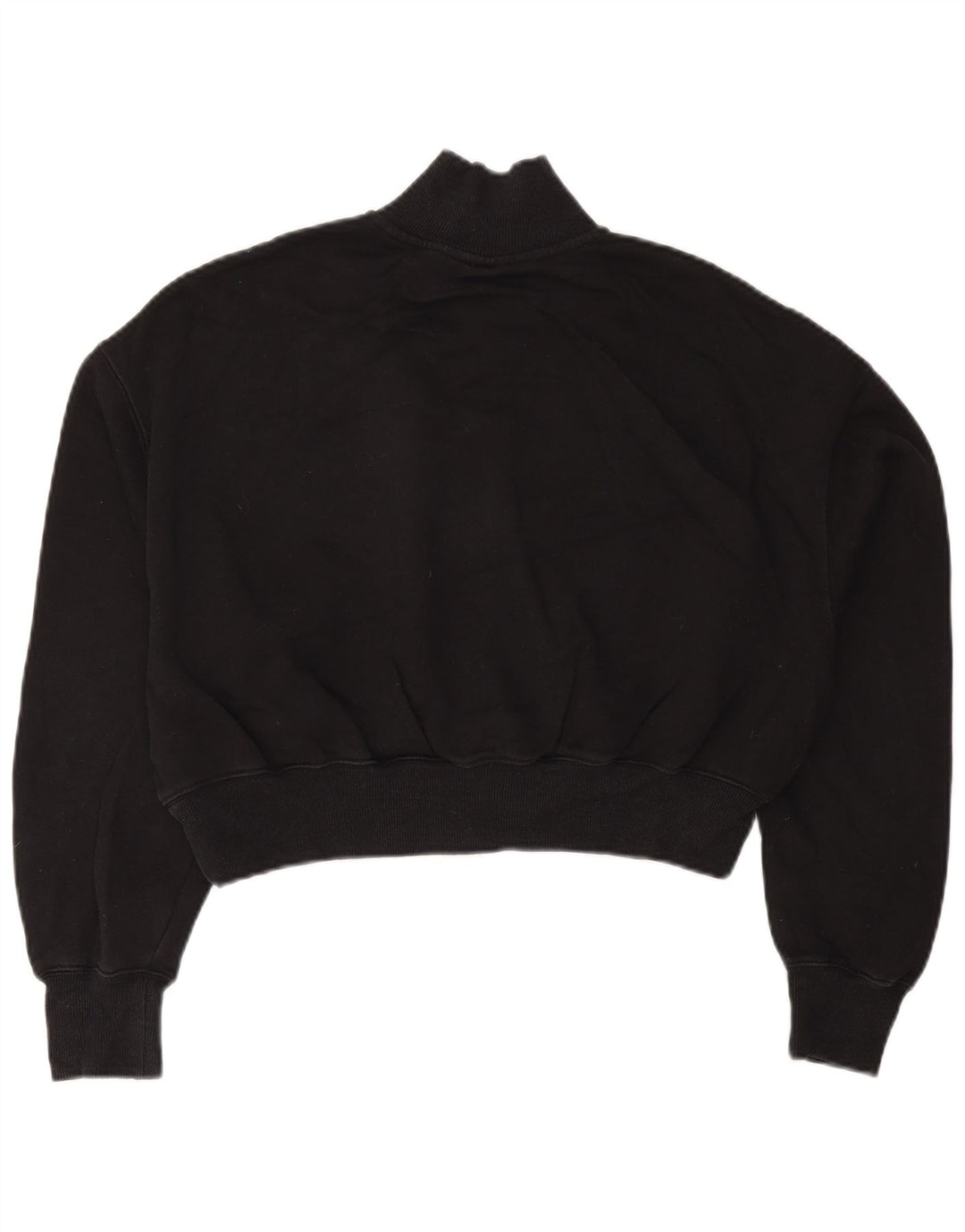 NIKE Ženska majica s kratkim izrezom i kratkim izrezom UK 14 Srednje crni pamuk