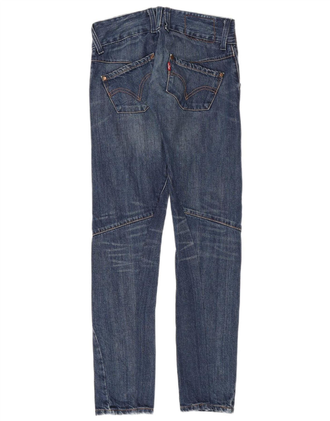 Levi's ženske uske traperice W26 L32 plavi pamuk