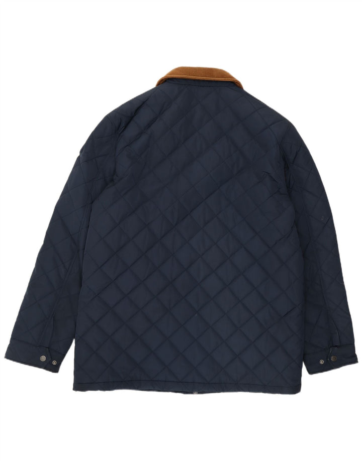 Crew Clothing Muška prošivena jakna UK 42 XL tamnoplavi poliester