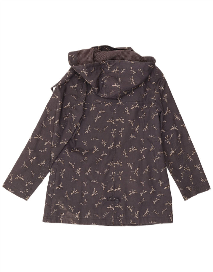 WHITE STUFF Ženska vjetrovka jakna UK 14 Veliki tamnoplavi životinjski print