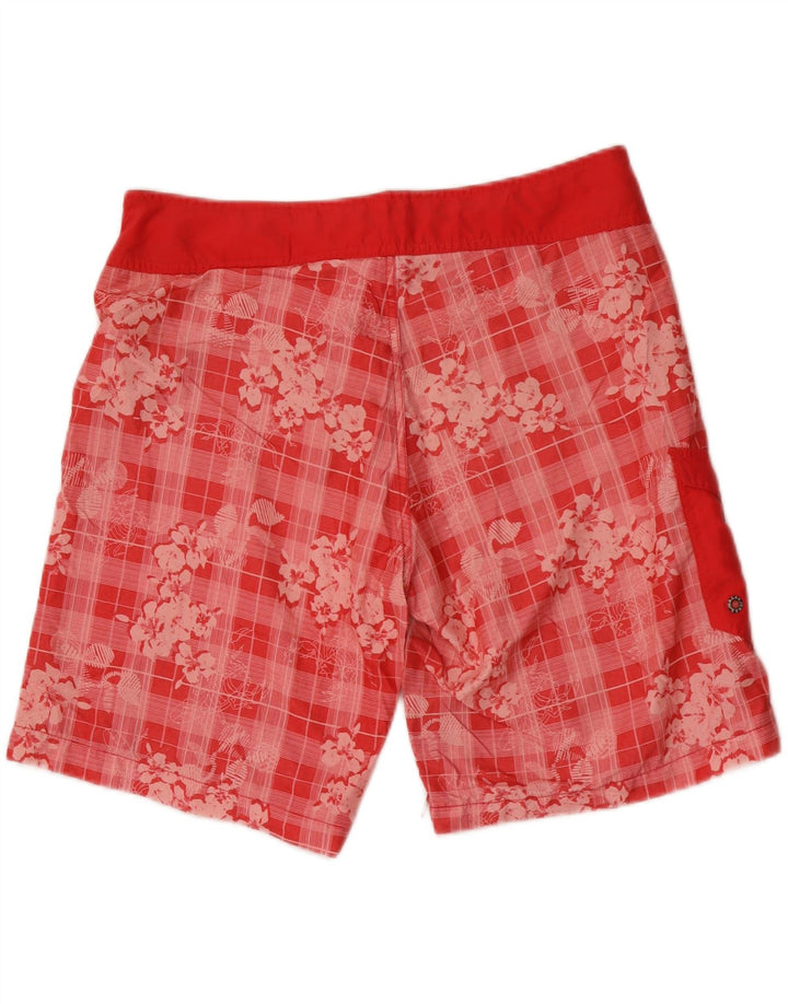 Jack & Jones muške kratke hlače za plivanje, veliki crveni cvjetni poliester