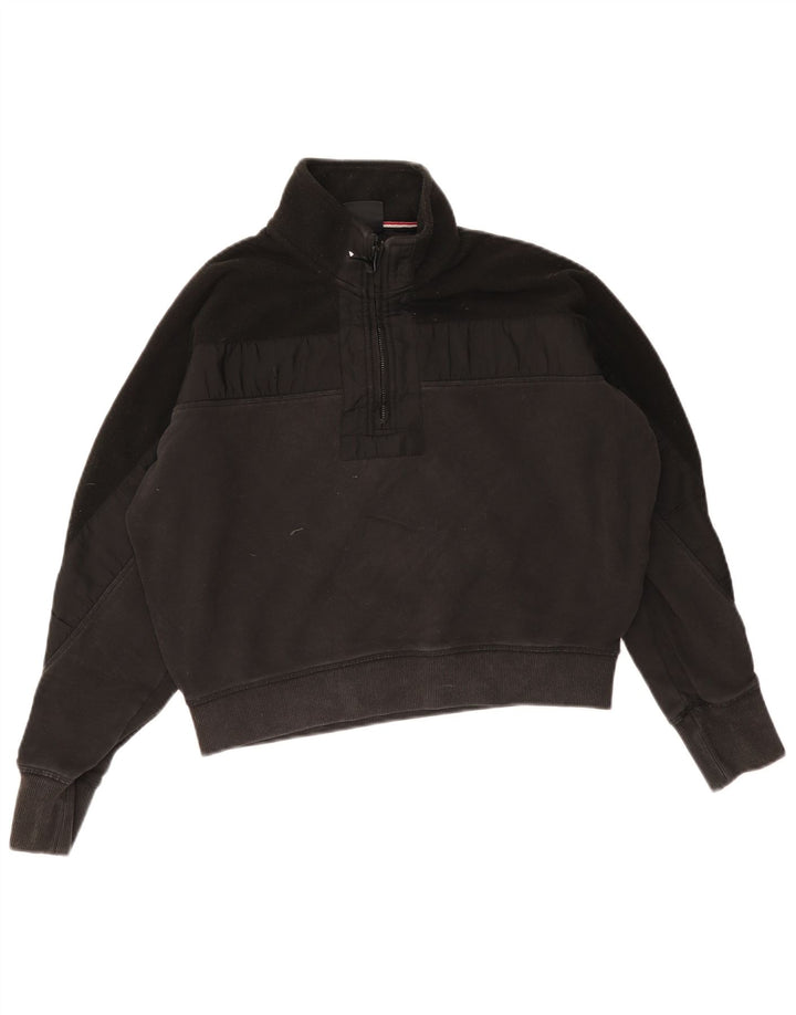 Superdry ženska prekomjerna majica s kratkim rukavima UK 12 srednje crna
