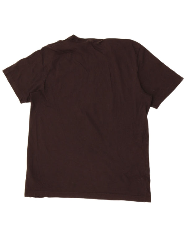 Puma muška grafička majica kratkih rukava Srednji crni pamuk