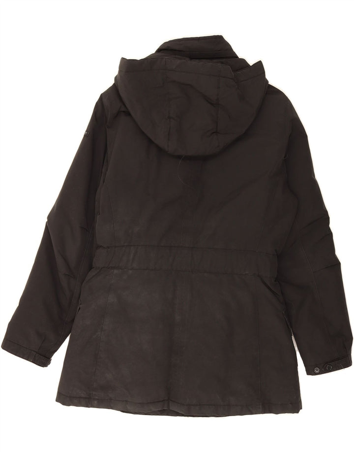 WOOLRICH Womens Hooded Padded Jacket UK 18 XL Black Vintage Woolrich and Second-Hand Woolrich from Messina Hembry 