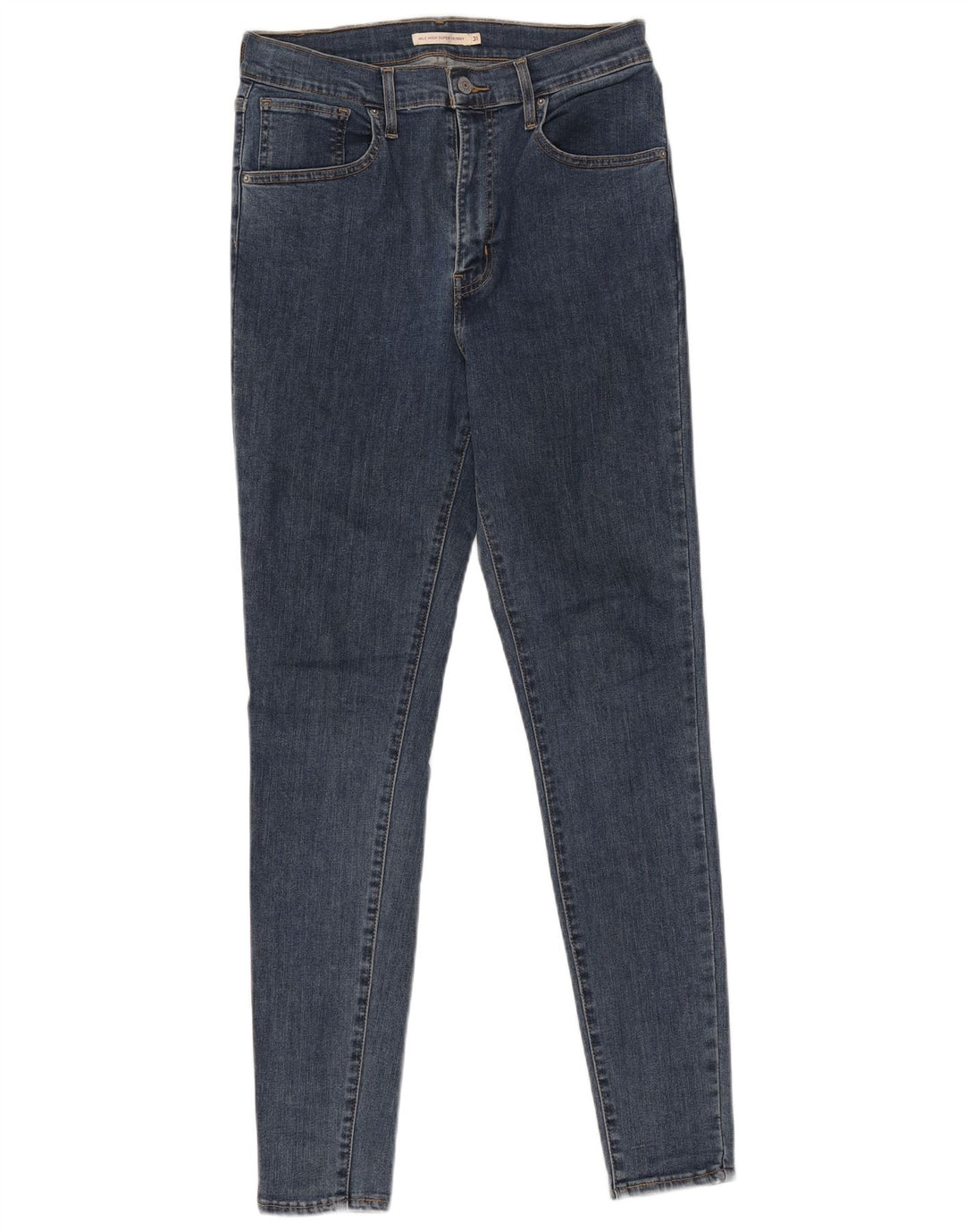 LEVI'S Ženske Mile High Super Skinny traperice W31 L32 Plavi pamuk