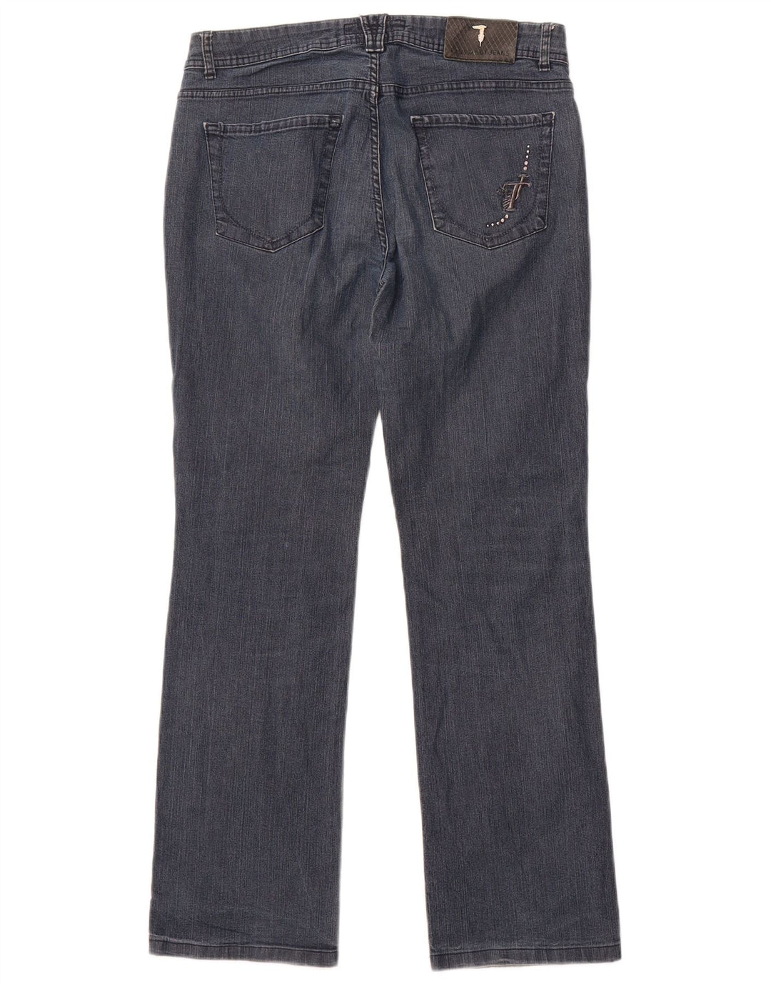 Trussardi ženske ravne traperice W31 L30 plavi pamuk