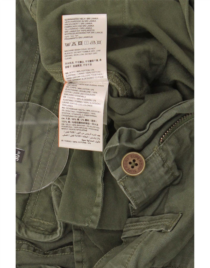 Superdry muške kargo kratke hlače W30 Srednje zeleni pamuk