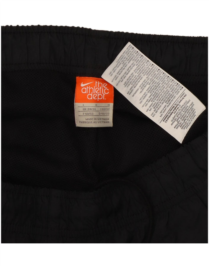 Nike muške hlače za trenirku, velike crne hlače od poliestera