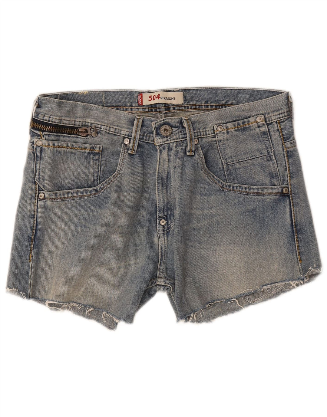 Levi's ženske 504 traper kratke hlače W34 Large Blue