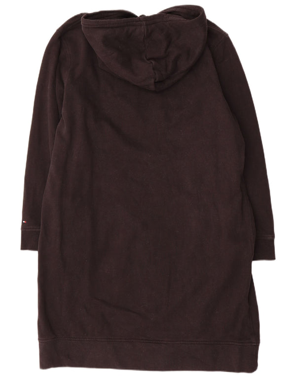 Tommy Hilfiger ženska haljina s kapuljačom dugih rukava s grafičkim motivima UK 18 XL crna