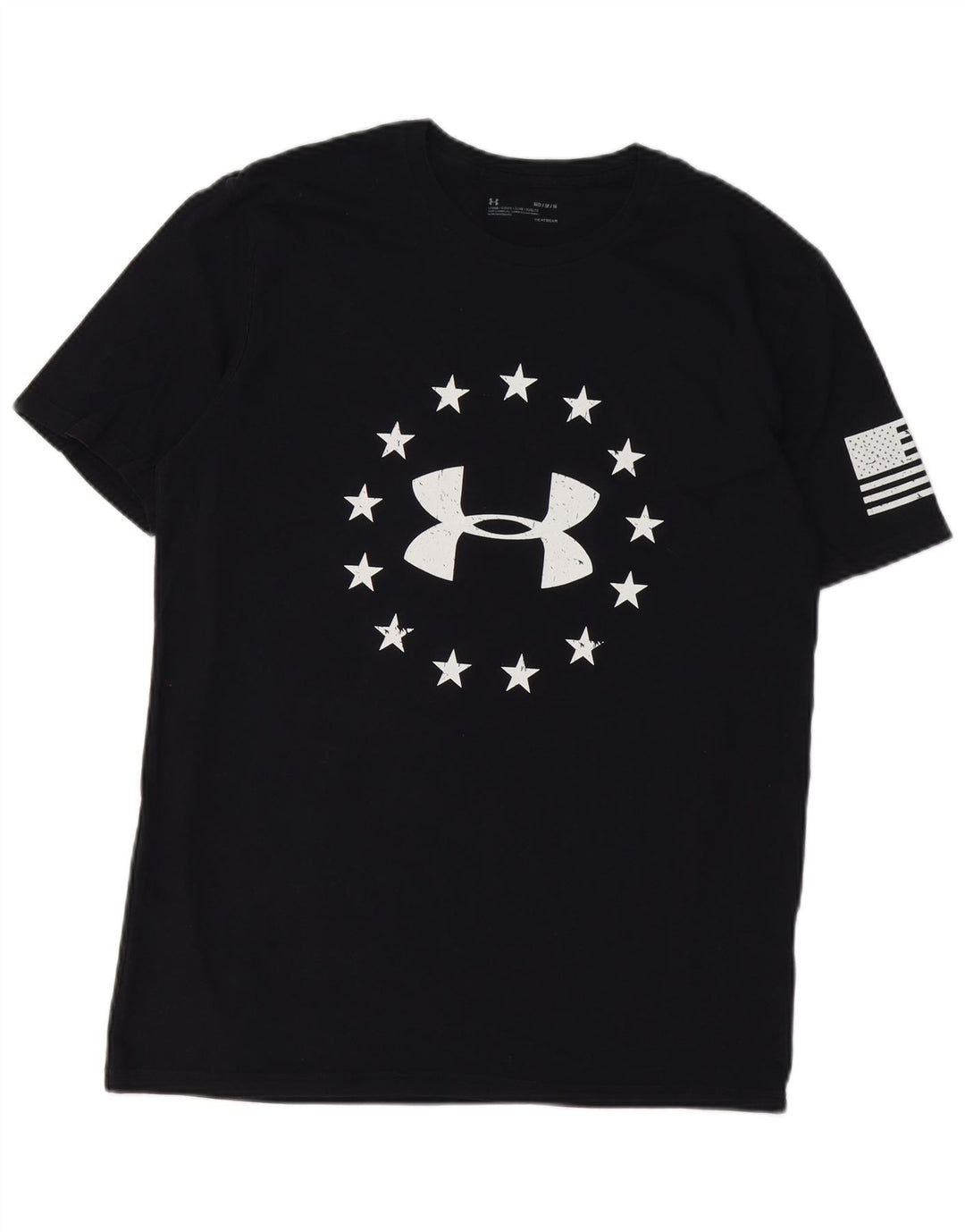 UNDER ARMOUR Muška majica kratkih rukava Heat Gear Graphic T-Shirt, srednji crni pamuk