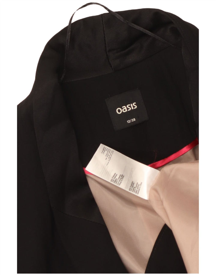 Ženska jakna Oasis s jednim gumbom, UK 12, srednji crni poliester