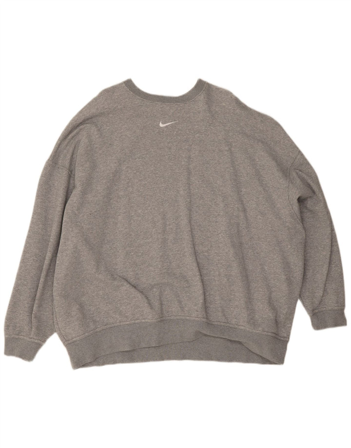 Nike muška prekomjerna majica srednje sive boje, pamuk