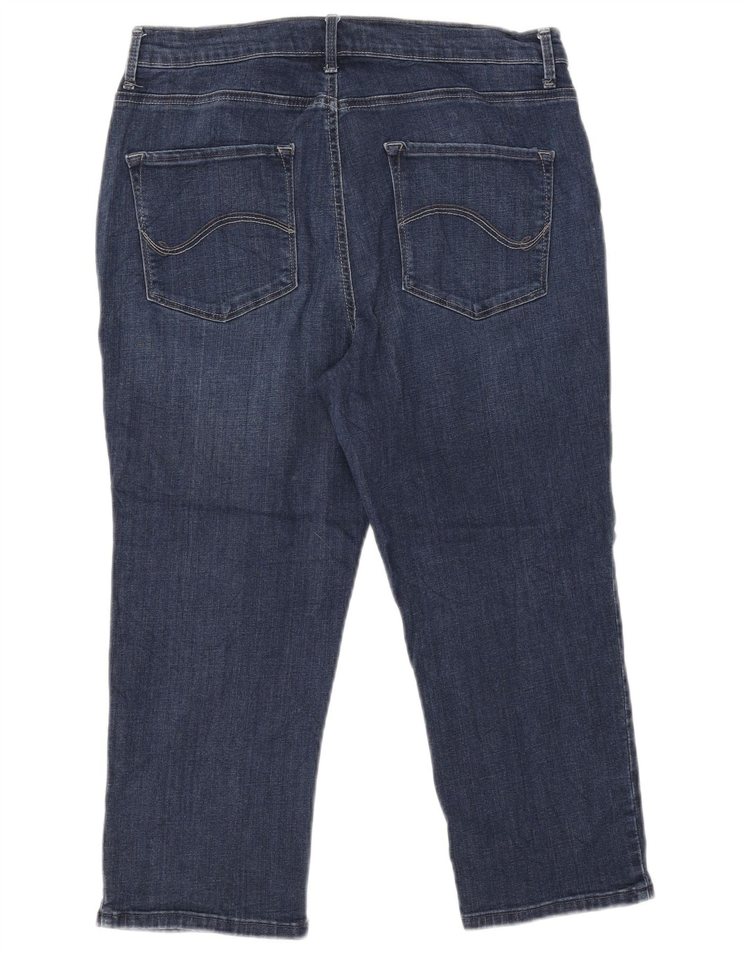 LEE Ženske kapri traperice Platinum Label W34 L21 tamnoplave