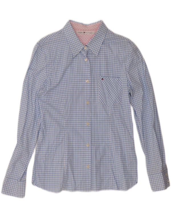 Tommy Hilfiger ženska košulja UK 14 Large Blue Gingham pamuk