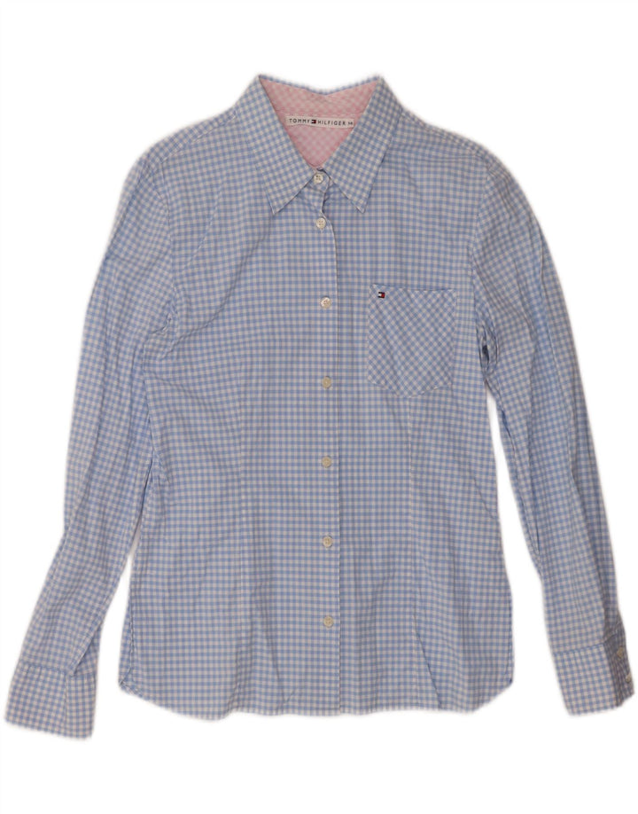 Tommy Hilfiger ženska košulja UK 14 Large Blue Gingham pamuk