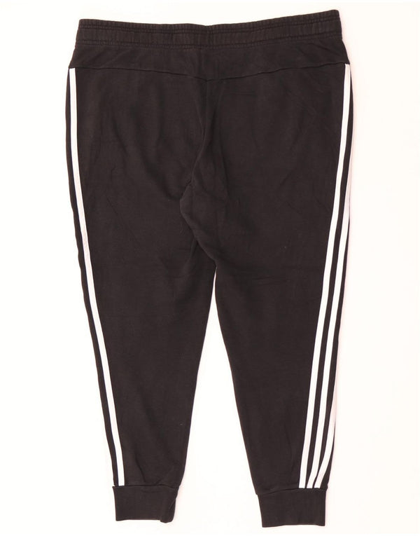 Adidas Ženska trenirka Hlače Joggers UK 12/14 Srednje crni pamuk