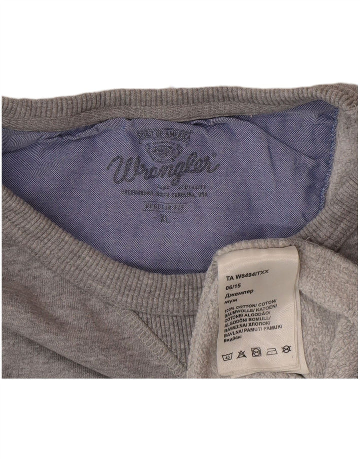 Wrangler muška trenirka Regular Fit XL sivi pamuk
