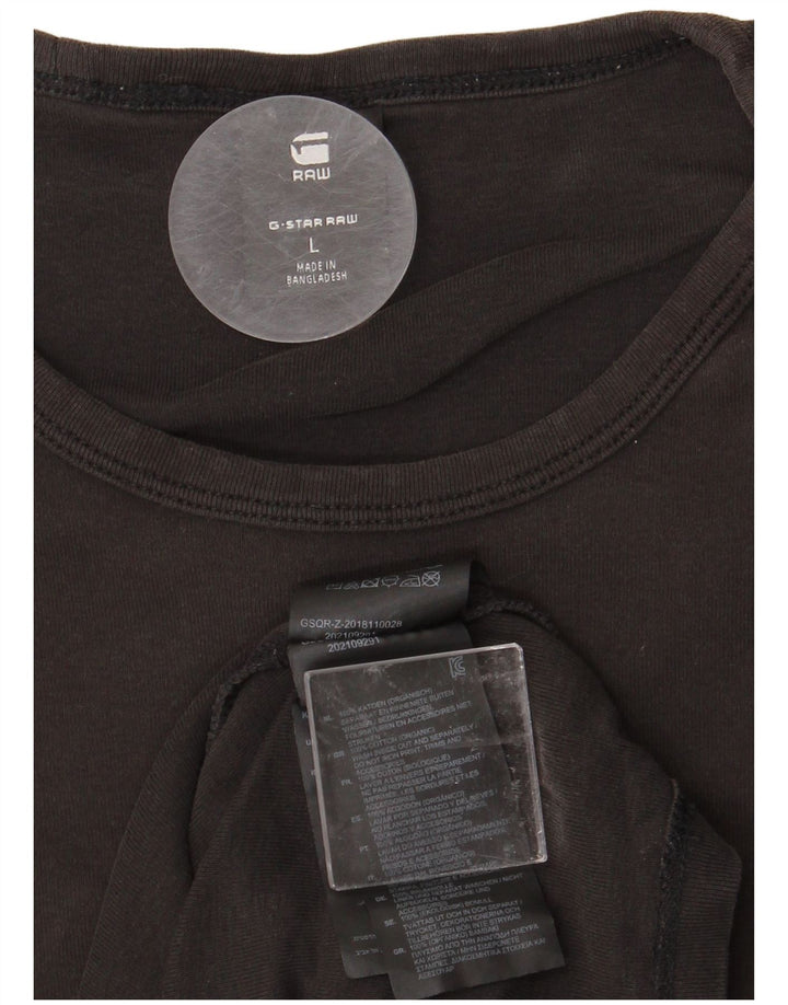 G-STAR Muška majica kratkih rukava Veliki crni pamuk