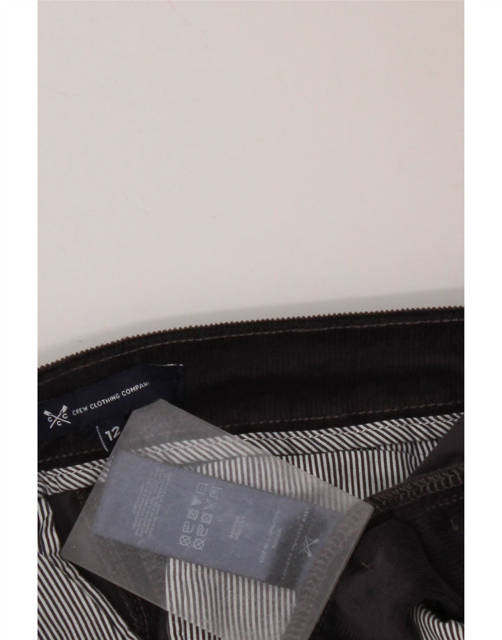 CREW CLOTHING Ženske hlače od samta UK 12 srednje W30 L28 tamnoplave