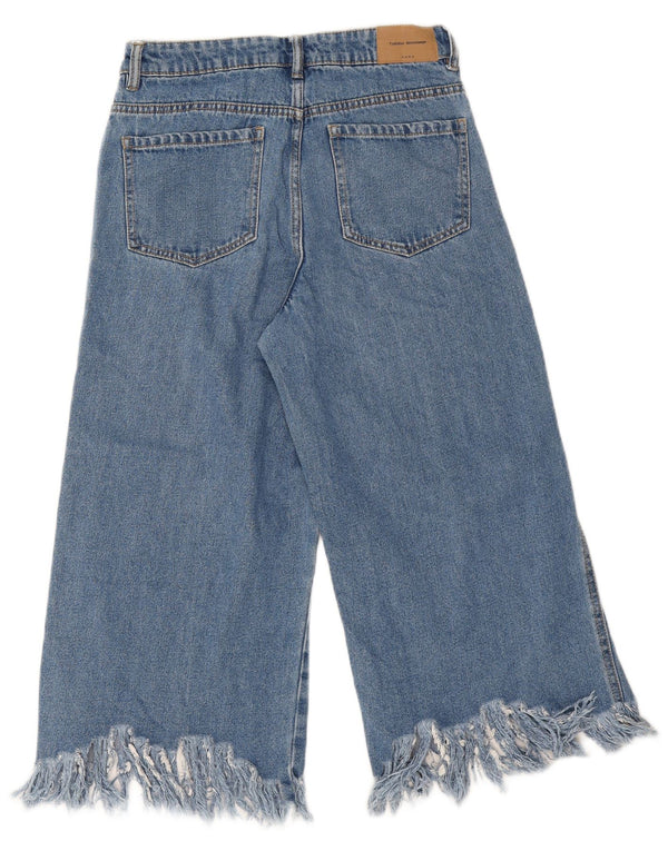 Zara ženske Trafaluc Capri široke traperice EU 34 2XS W24 L20 plavi pamuk