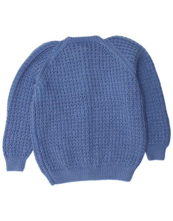 VINTAGE ženski kardigan pulover UK 16 Large Blue