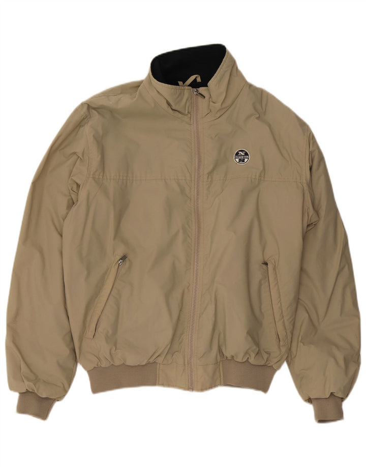 Muška bomber jakna North Sails UK 40 Large Beige Poliamid